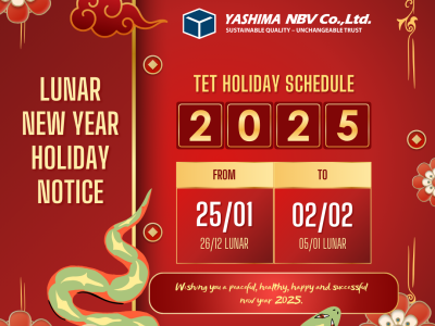 [THÔNG BÁO] LỊCH NGHỈ TẾT NGUYÊN ĐÁN ẤT TỴ 2025